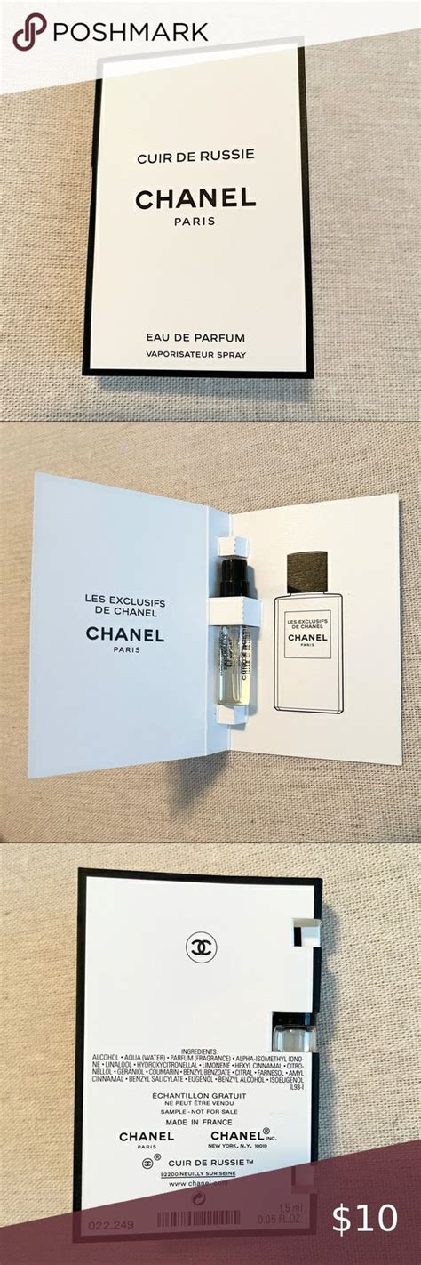 chanel cuir de russie sample|cuir de russie by creed.